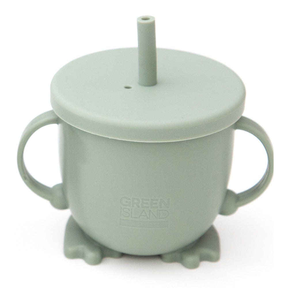 Baby sippy cup green
