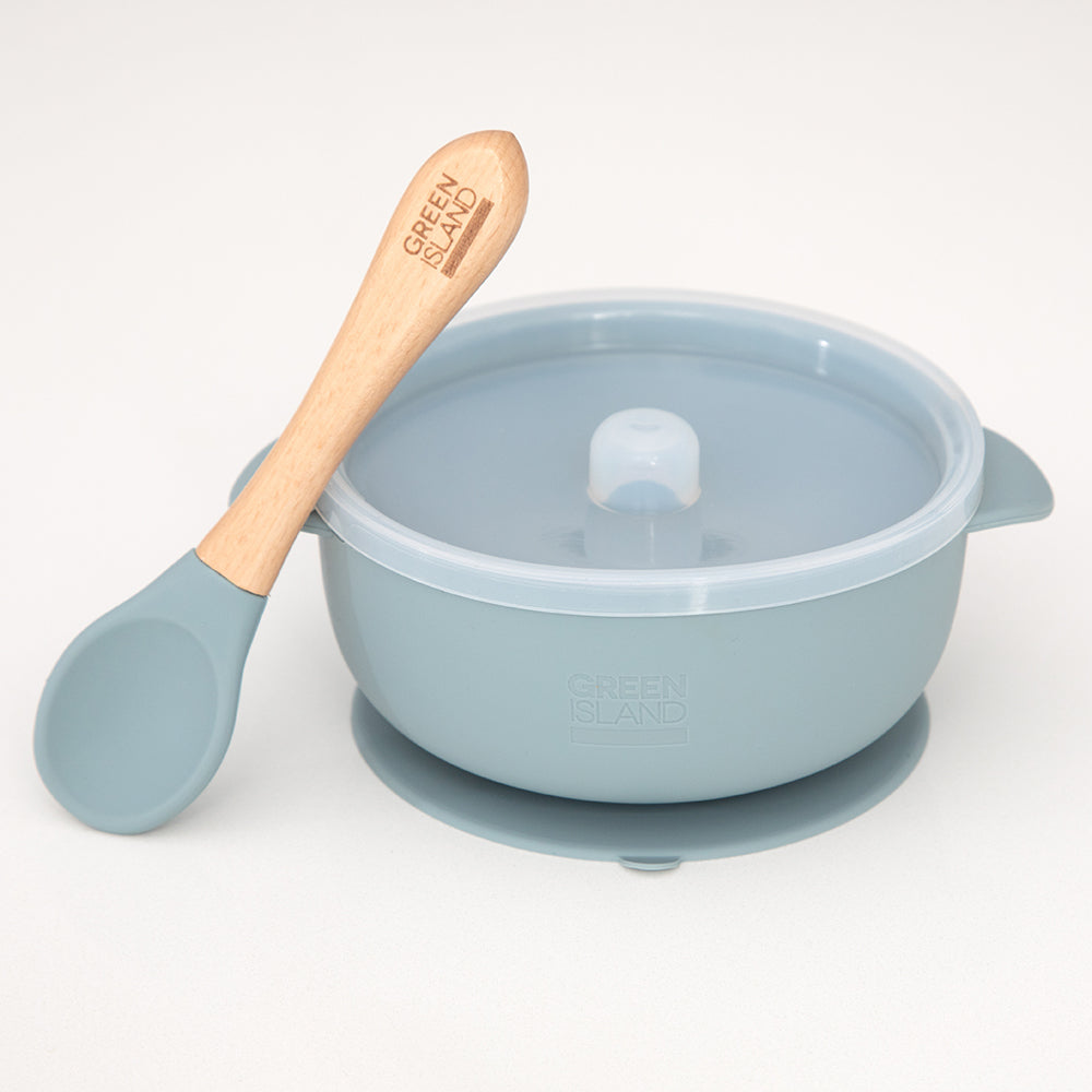 Weaning spoons top and bowls
