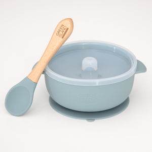 Baby bowl and spoon blue