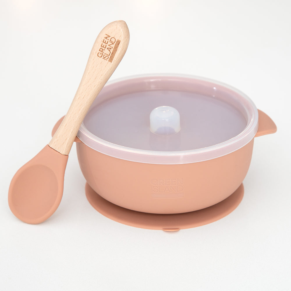 Baby Bowl and Spoon Set – Green Island