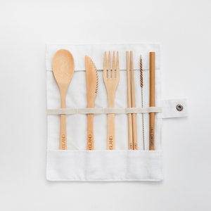 
            
                Load image into Gallery viewer, Bamboo cutlery set
            
        