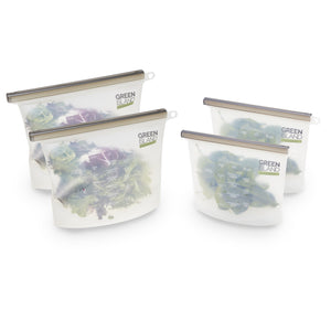 
            
                Load image into Gallery viewer, Silicone Ziplock Pouch Mixed Set (2 x 1000ml + 2 x 1500ml)
            
        